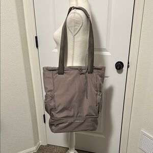 Beyond Yoga Gray Shoulder Bag/Backpack